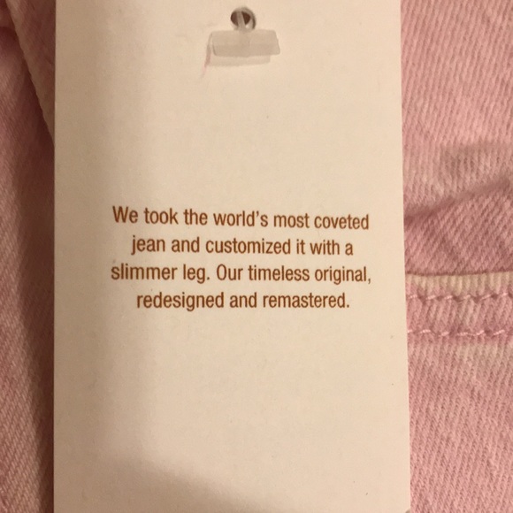 Levi 501’s! Light Pink Skinny Stretch Original Fit Jeans NWT! - Picture 11 of 16